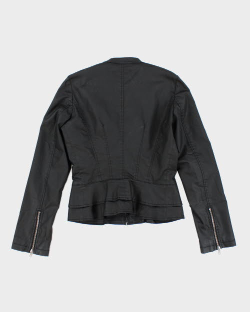 Y2k 00s Miss Sixty Faux Leather Jacket - M