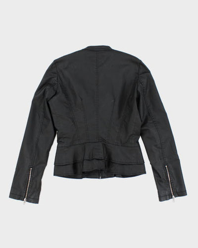 Y2k 00s Miss Sixty Faux Leather Jacket - M