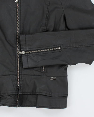 Y2k 00s Miss Sixty Faux Leather Jacket - M