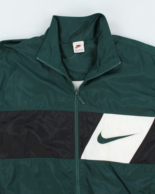 Vintage 90's Two Tone Nike Track Jacket - L
