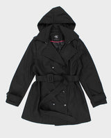 Guess Black Trench Coat - L