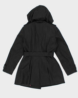 Guess Black Trench Coat - L