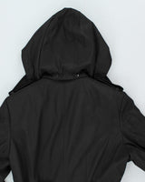 Guess Black Trench Coat - L