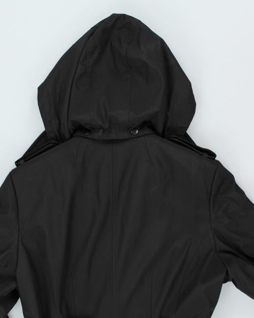 Guess Black Trench Coat - L