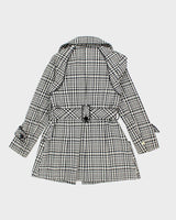 Soia &amp; Kyo Check Trench Coat - M
