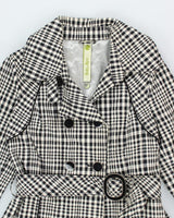 Soia &amp; Kyo Check Trench Coat - M