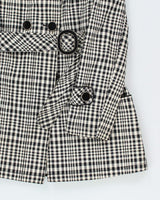 Soia &amp; Kyo Check Trench Coat - M