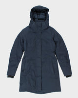 Vintage The North Face Women's Long Quilted Outdoors Jacket - S