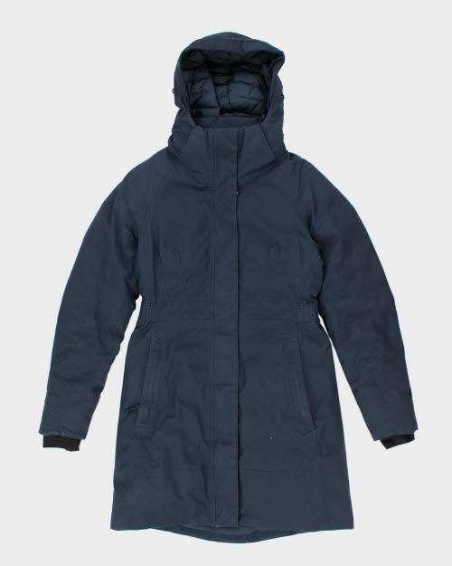 Vintage The North Face Women's Long Quilted Outdoors Jacket - S