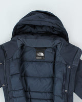 Vintage The North Face Women's Long Quilted Outdoors Jacket - S