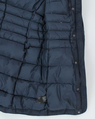 Vintage The North Face Women's Long Quilted Outdoors Jacket - S