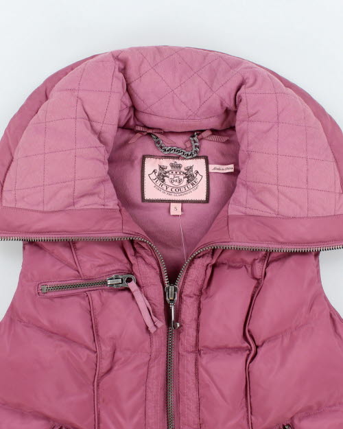 Vintage Y2K Juicy Couture Sleeveless Puffer Vest - S