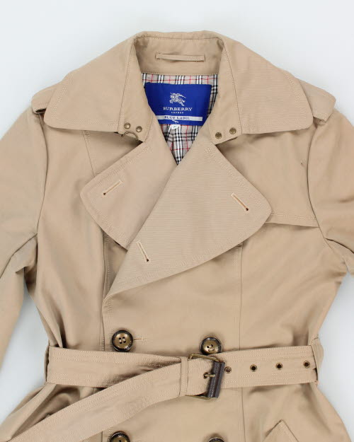 Vintage Women's Burberry Blue Label Trench Coat - S