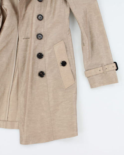 Burberry Silk & Linen Coat - XS