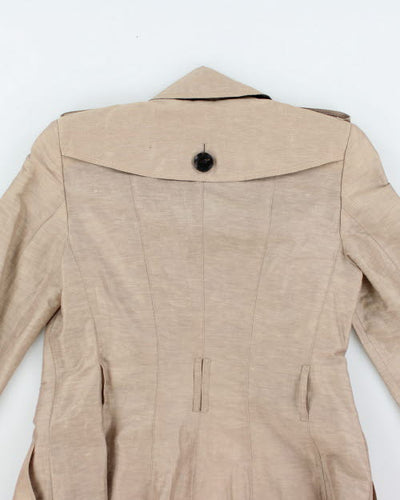 Burberry Silk & Linen Coat - XS