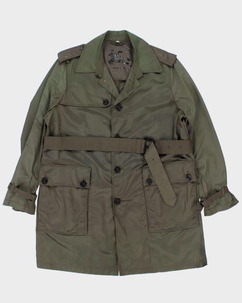Burberry Green Raincoat - XL