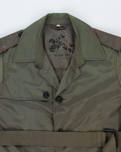 Burberry Green Raincoat - XL