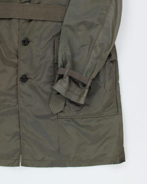 Burberry Green Raincoat - XL