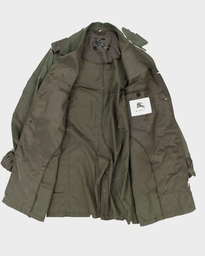 Burberry Green Raincoat - XL