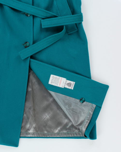 London Fog Wool Long Coat - M