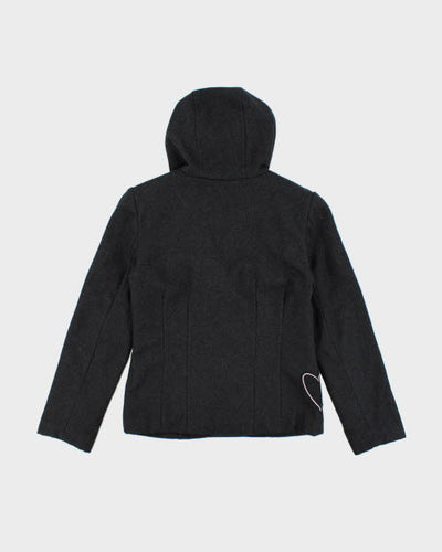 Vintage 90's Fiorucci Hooded Pea Coat - M