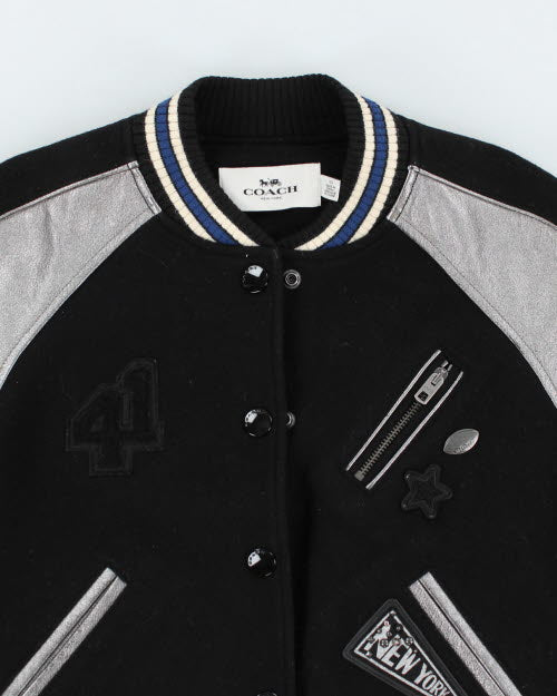 Vintage Coach Two Tone Varsity Jacket - XS