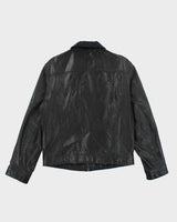 Vintage 2000's Danier Zip Up Biker Leather Jacket - M