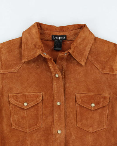 Y2k 00s Bebe Suede Shacket - L