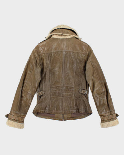 Danier Green Leather Jacket - XS