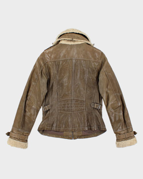 Danier Green Leather Jacket - XS