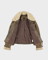 Danier Green Leather Jacket - XS