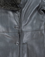Vintage Pelican Cove Silver Faux Leather Jacket - M
