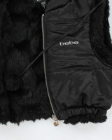 Y2k 00s Bebe Rabbit Fur Lined Bodywarmer - S