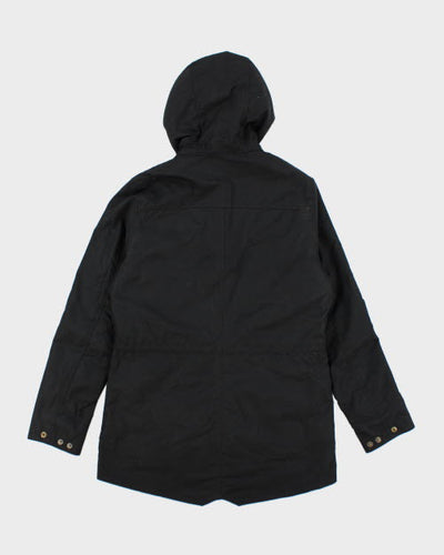 Barbour Black Hooded Jacket - M