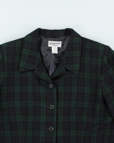 Pendleton Wool Check Blazer - L