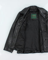 Vintage 90's Danier Button Up Leather Jacket - S