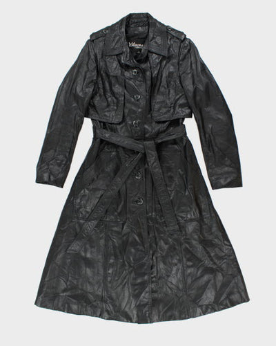 Vintage 90's Wilsons Leather Button Up Over Coat - M