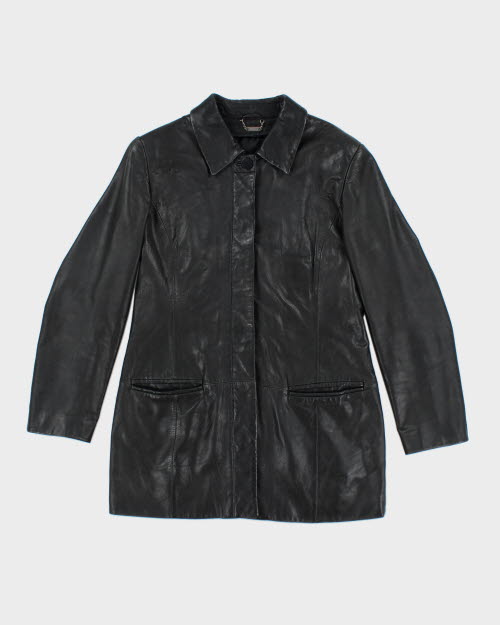 Vintage 90's Danier Leather Button Up Jacket - M