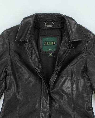 Vintage 90's Danier Leather Button Up Jacket - M