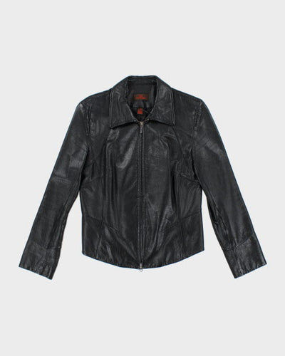 Vintage 90's Danier Zip Up Leather Jacket - S