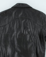 Vintage 90's Danier Zip Up Leather Jacket - S