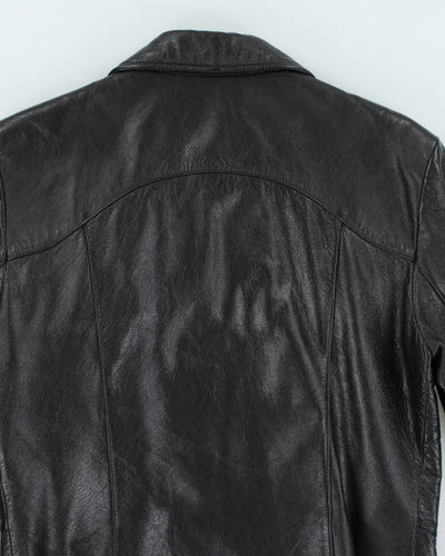 Vintage 90's Danier Zip Up Leather Jacket - S
