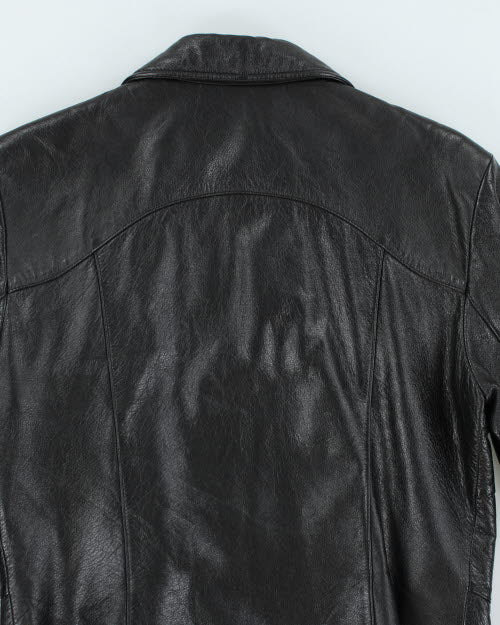 Vintage 90's Danier Zip Up Leather Jacket - S
