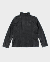 Vintage 90's Danier Textured Leather Jacket - L