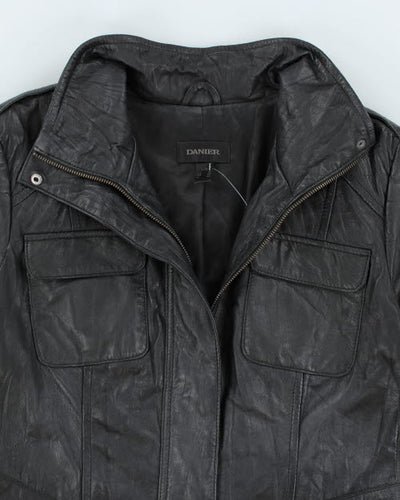 Vintage 90's Danier Textured Leather Jacket - L