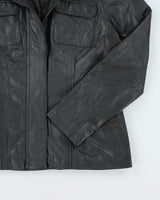 Vintage 90's Danier Textured Leather Jacket - L