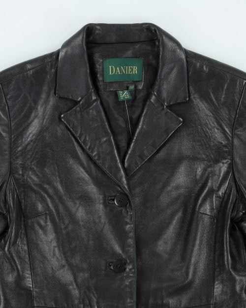 Vintage Danier Double Breasted Leather Jacket - S