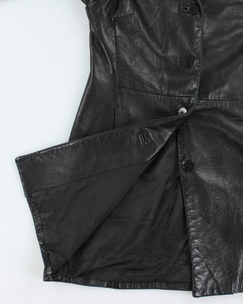 Vintage Danier Double Breasted Leather Jacket - S
