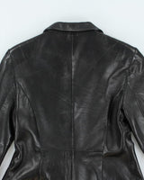 Vintage Danier Double Breasted Leather Jacket - S
