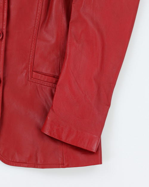 Vintage Y2K Danier Double Breasted Leather Jacket - S
